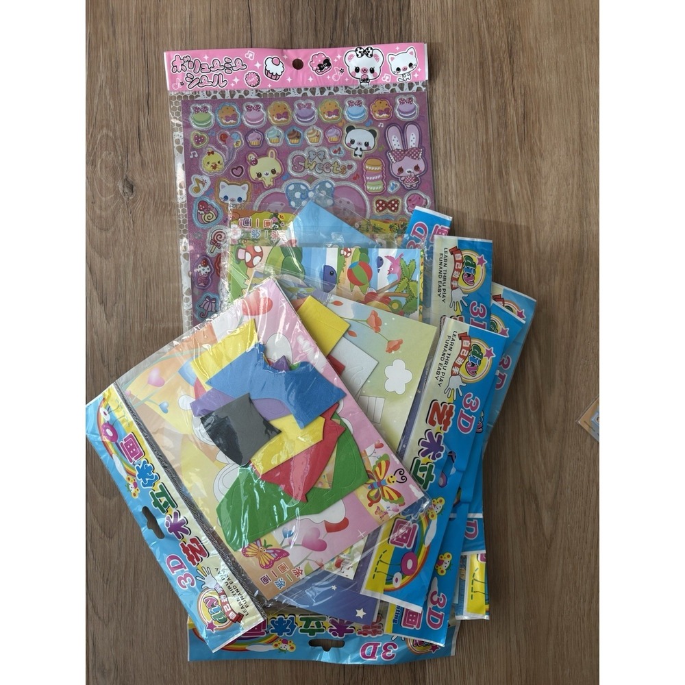 Sanrio License Sticker 1Sheets From Japan +11 Paper Puzzles